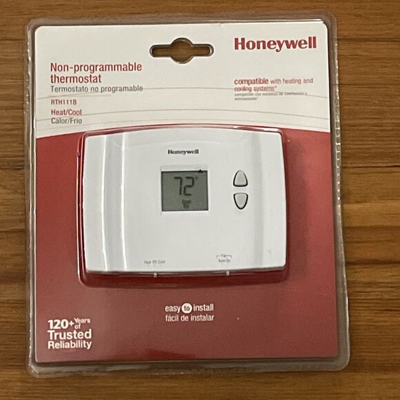 Honeywell RTH111B Digital Non-Programmable Thermostat White Deadstock - Picture 2 of 10
